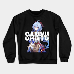 GANYU: born of ice and frost Genshin Impact Crewneck Sweatshirt